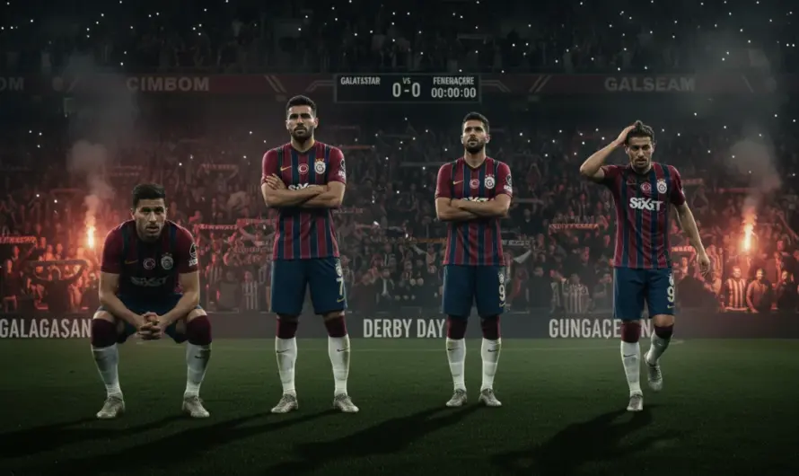 Trabzonspor’un Galatasaray Maçına Hazırlığı: Dört Oyuncu Sarı Kart Sınırında